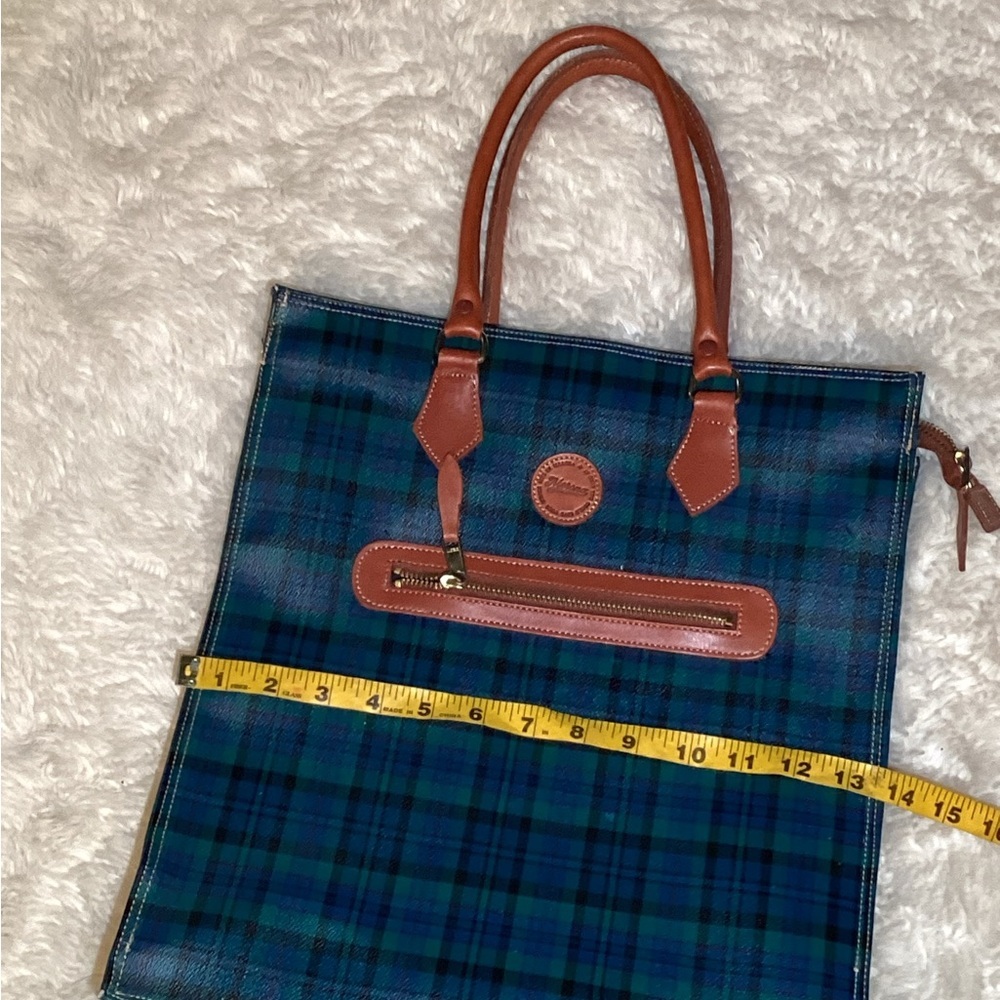 Merona vintage shoulder plaid bag - Picture 9 of 11